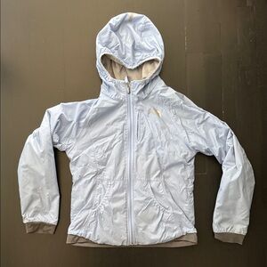 The North Face Kids Reversible Fleece Light Blue/Grey Jacket